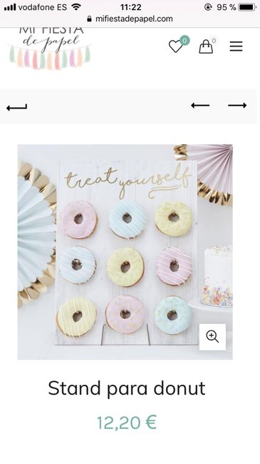 stand para donuts. 1