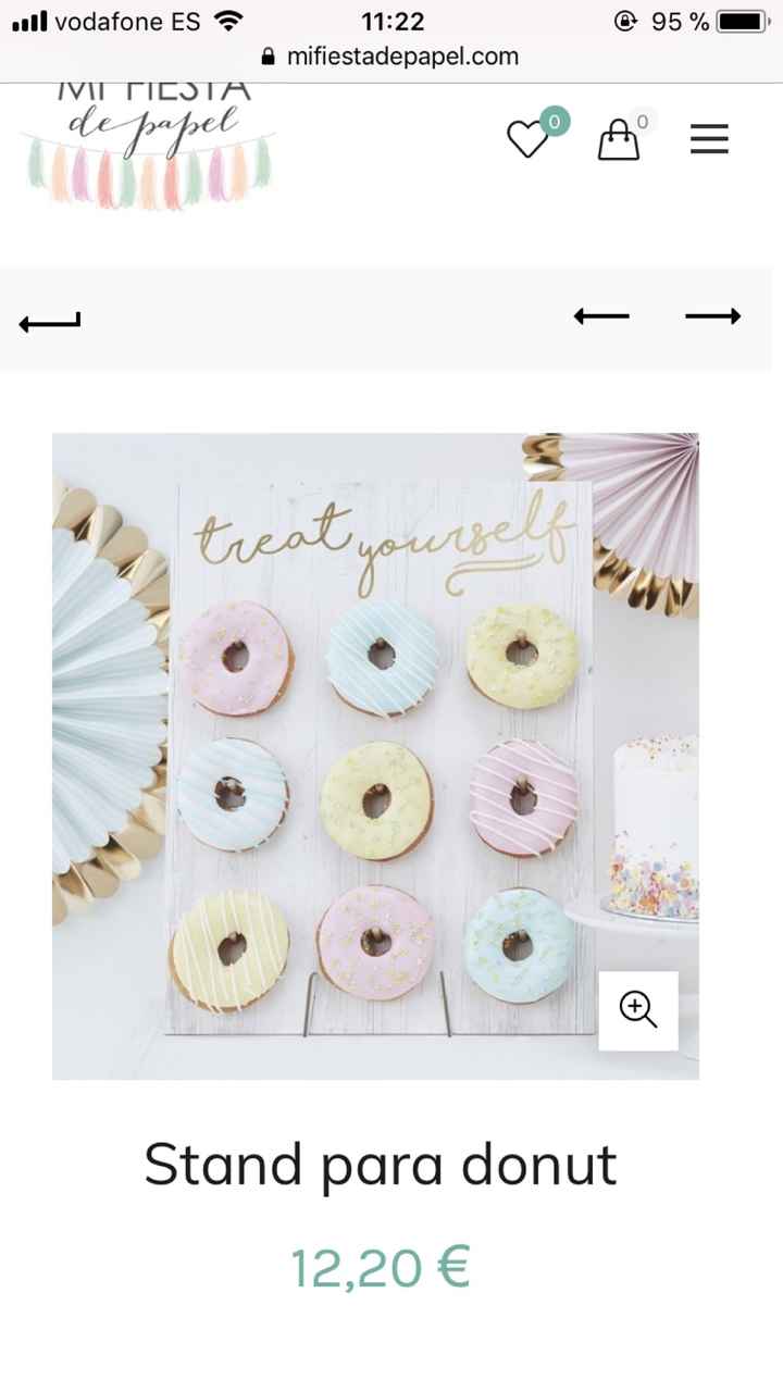 stand para donuts. - 1