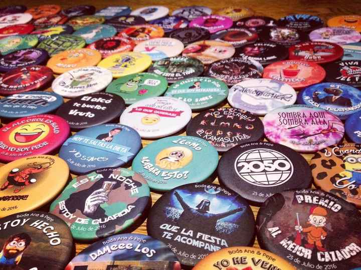 Nuestras chapas listas!!! - 1