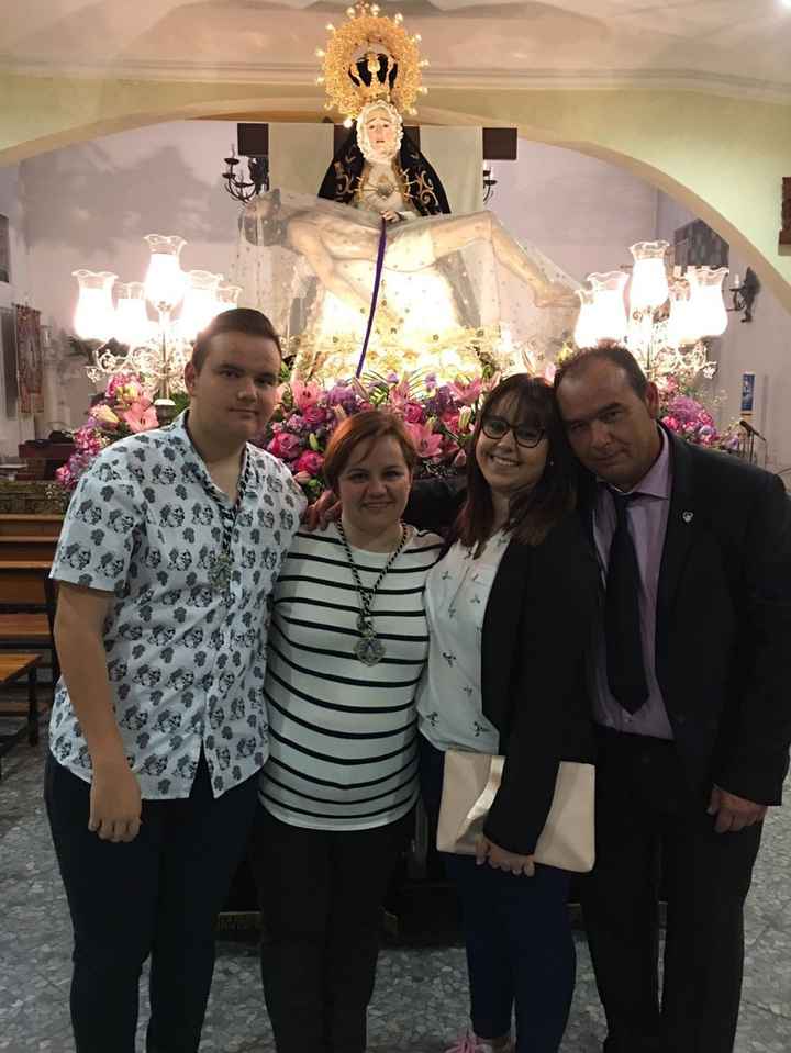 Los novios y los padrinos