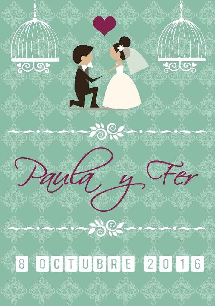 Invitaciones terminadas.  ¿qué os parecen? - 1