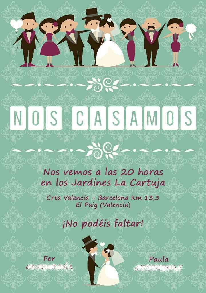 Invitaciones terminadas.  ¿qué os parecen? - 2