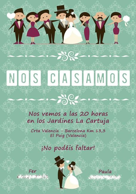 Invitaciones terminadas.  ¿qué os parecen? - 2