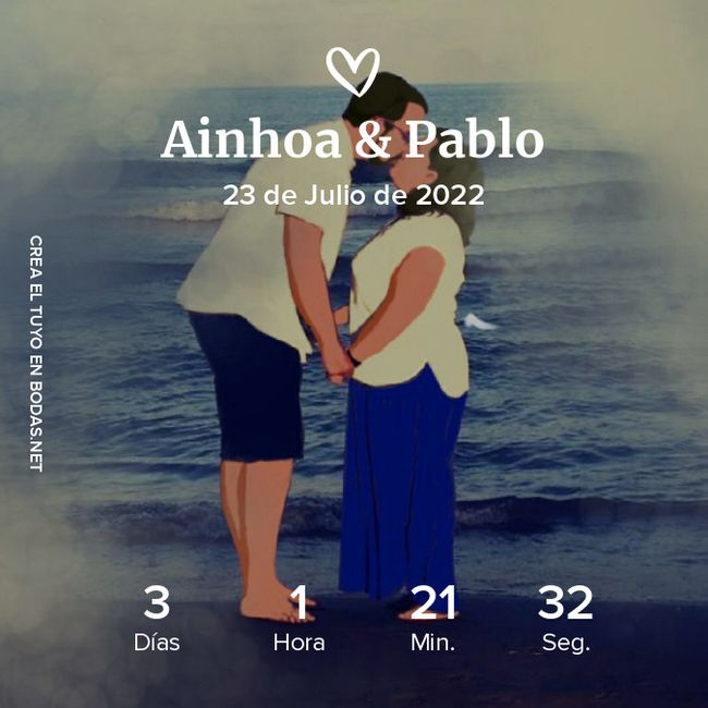 ¿Cuántos días os quedan para dar el 'Sí, quiero'? 💍 6