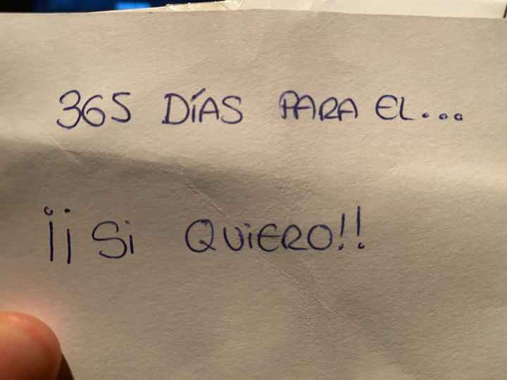 Ayer quedaban 365 días - 2