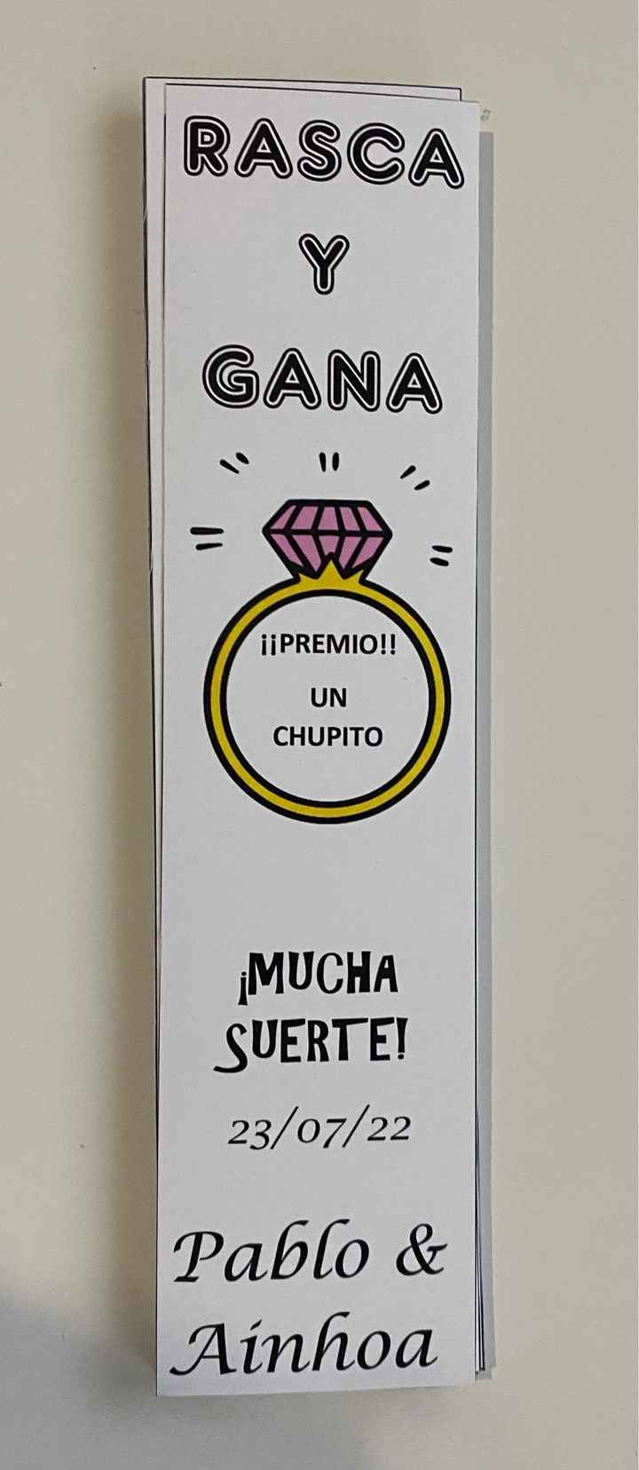 Proveedor rasca y gana - 2