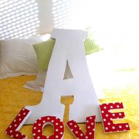 Letras grandes para bodas