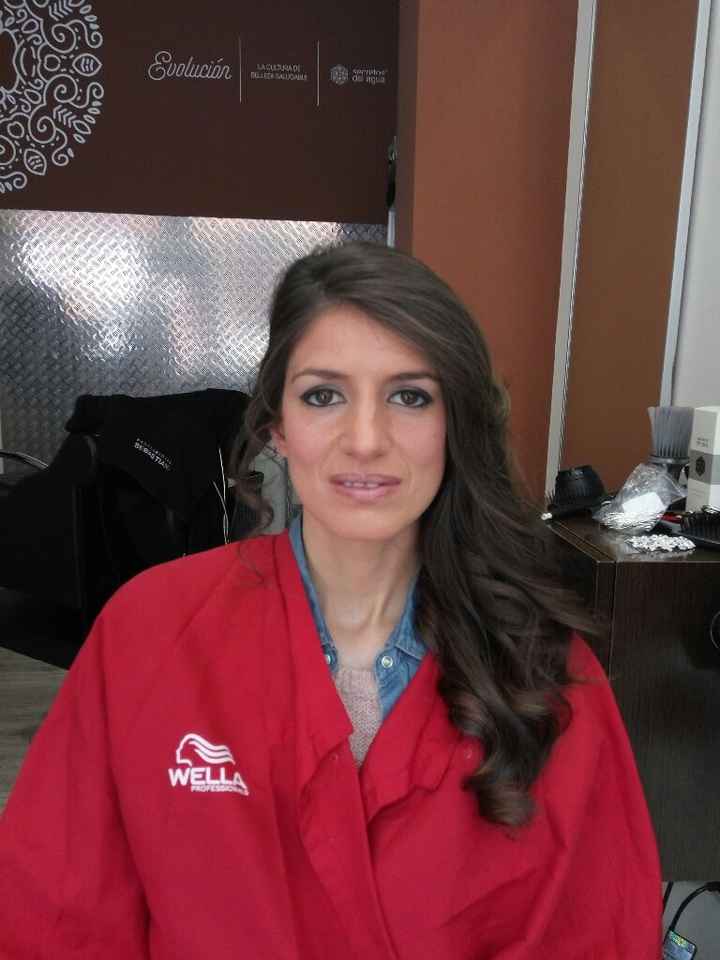 Mi prueba de maquillaje y peinado - 1