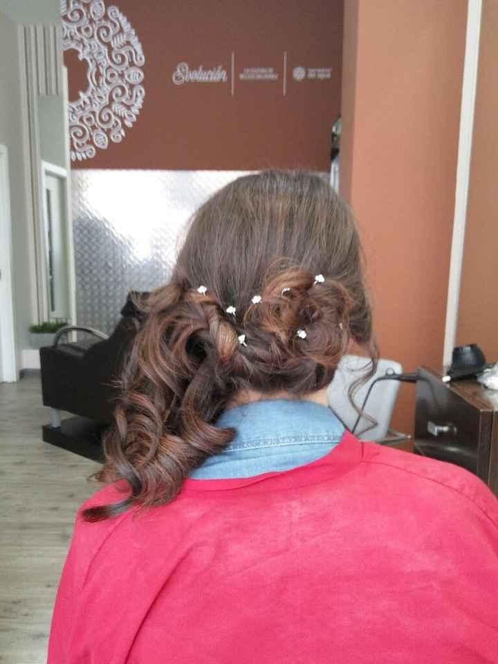 Mi prueba de maquillaje y peinado - 2