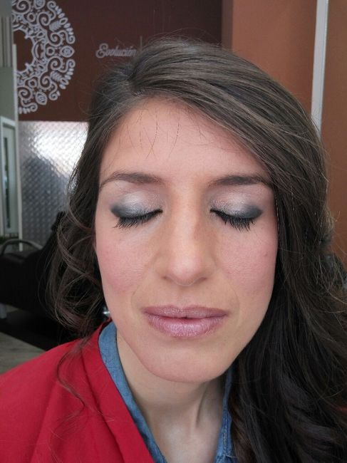 Mi prueba de maquillaje y peinado - 3