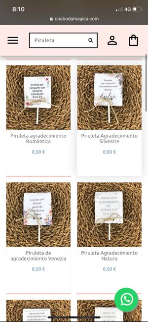 Marcasitios o agradecimiento invitados 8