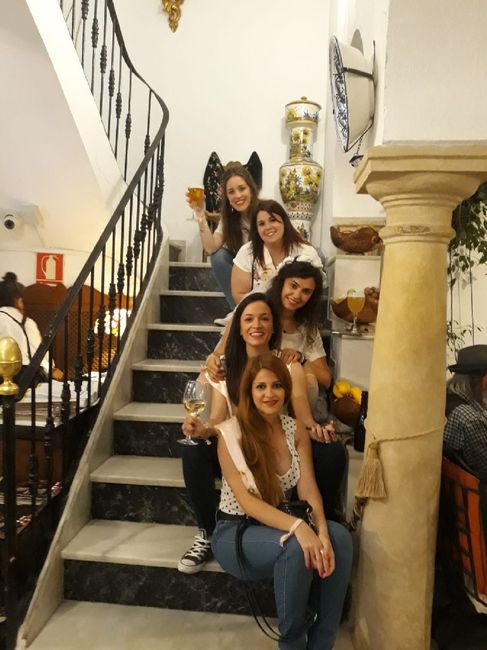 2ª despedida de amigas madrileñas! se les fue la pinza... Jaja, se les fue de las manos.... y Ole! D