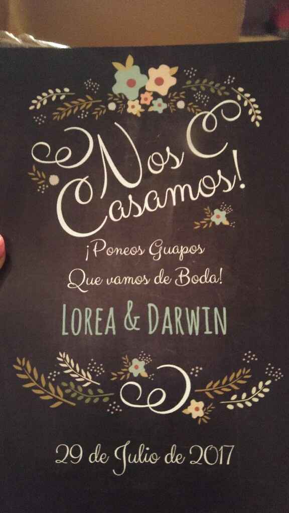 Ya tengo mis invitaciones - 1