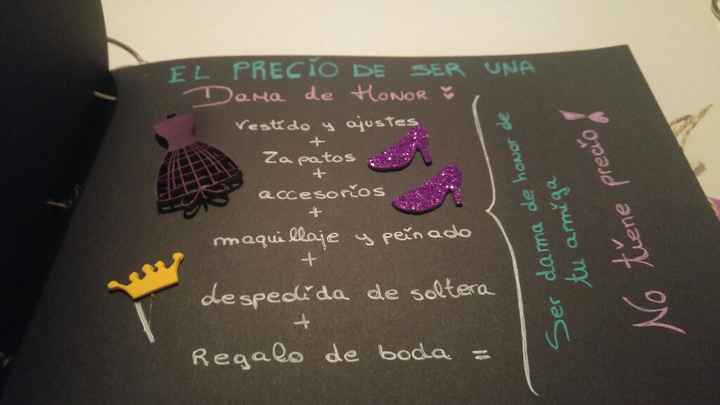 Mi peculiar agenda para mis damas de honor - 5