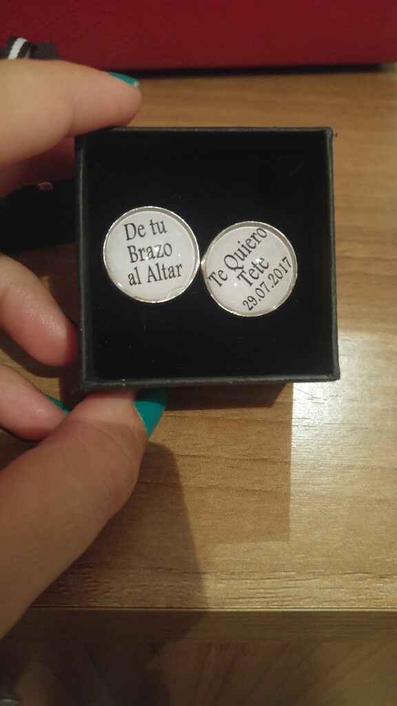 Ya tengo mis gemelos personalizados. - 1