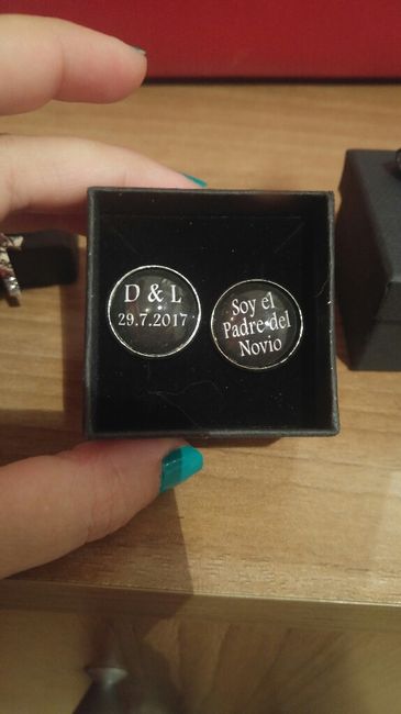 Ya tengo mis gemelos personalizados. - 2