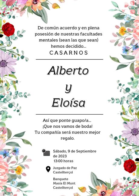Tarjeta invitación 1
