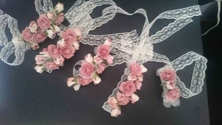 Corsage para mis damas y damita de honor - 1