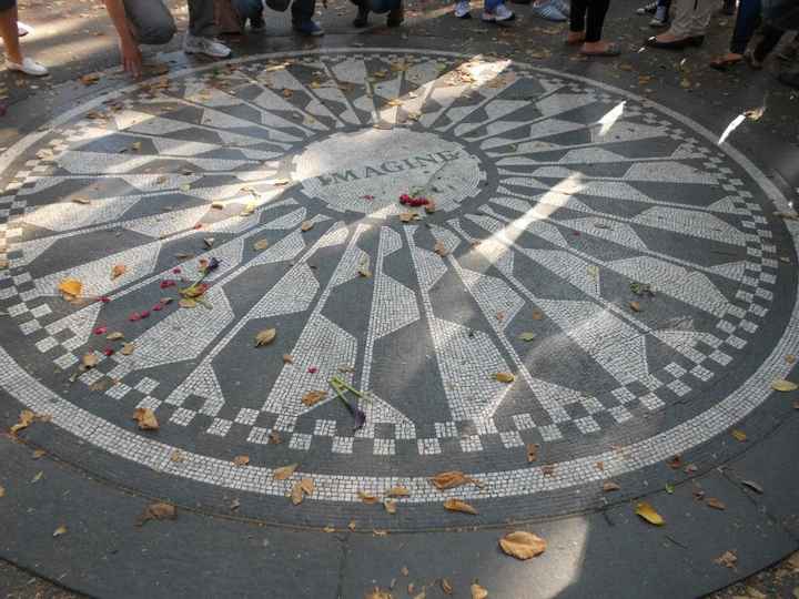 Memorial John Lennon, en Central Park