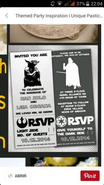Invitaciones frikis - 3