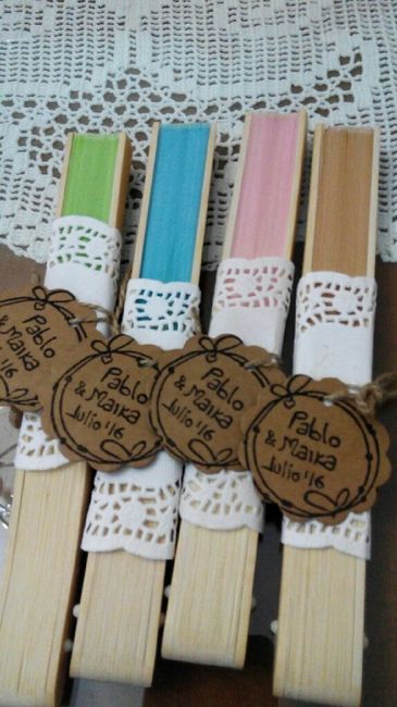 Abanicos para invitados - 2