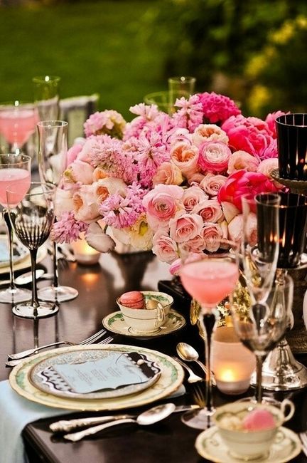 Centros de mesa boda romántica - 3