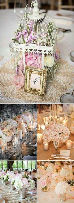 Centros de mesa boda romántica - 5