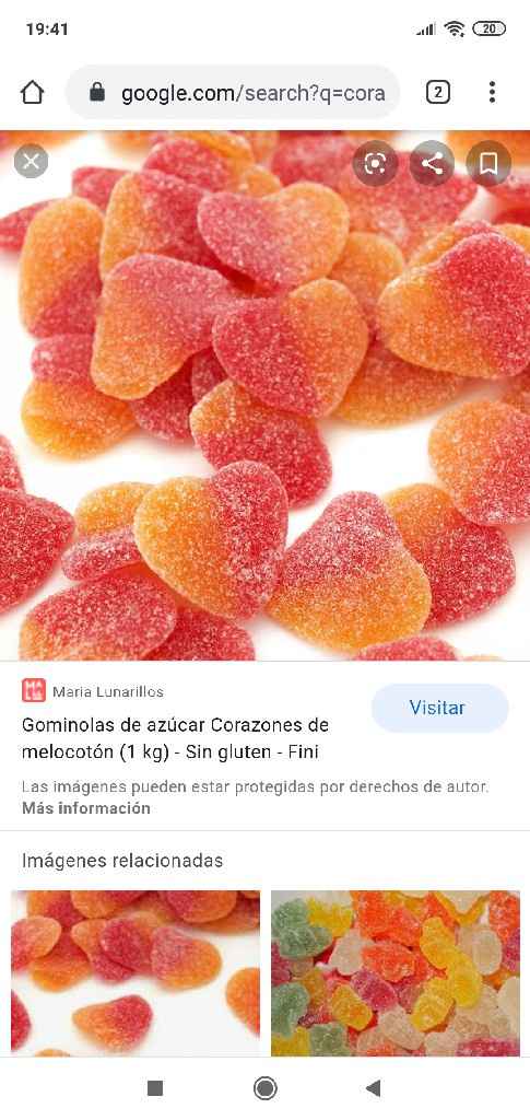 Chuches para Candybar - 2