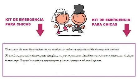 KIT DE EMERGENCIA CHICAS