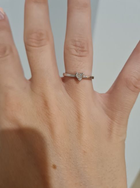 ¿El anillo de pedida cumplió con tus expectativas? 🙊 1