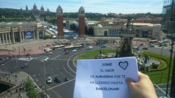 Carteles de amor al novio por el mundo - 1