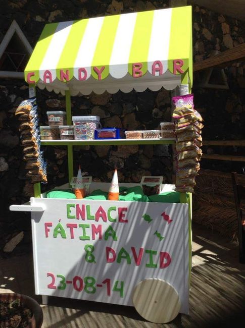 Mi carrito candy bar - 1