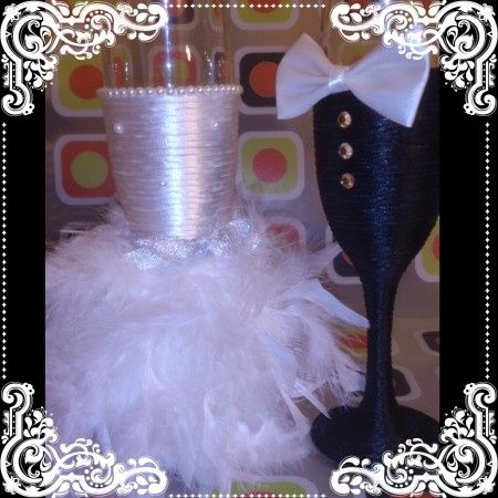Decorar copas novio/novia - 1