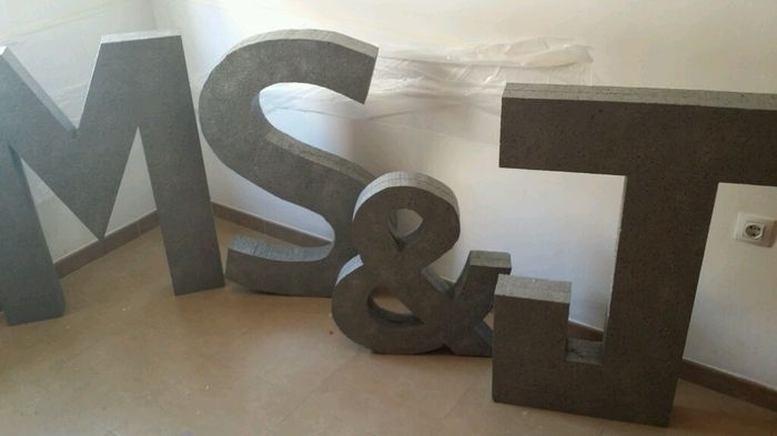 Letras grandes a & s - 1