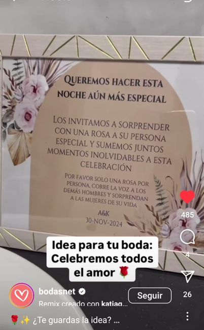 Idea Original: Flores para Parejas de Invitados🌹💐 1