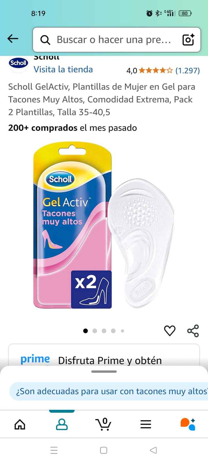 Almohadilla para tacones - 1