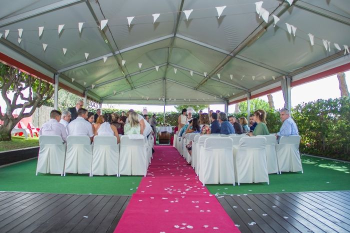 el sitio de ceremonia