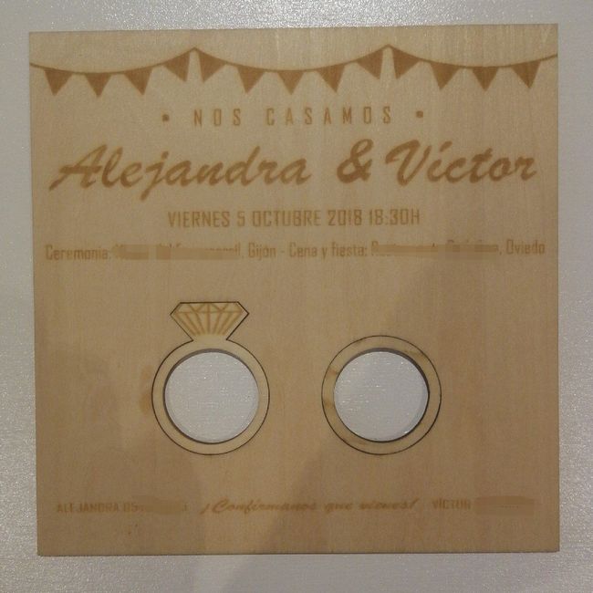 Ya tenemos las invitaciones!!! - 1