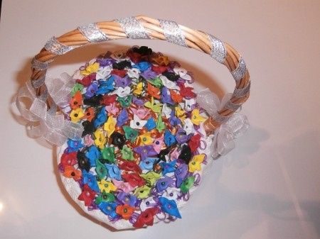cesta de alfileres