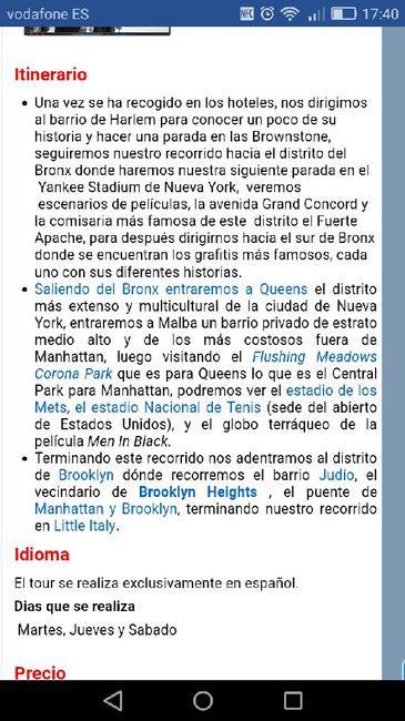 Excursion contrastes ny con  agencia interviajes - 1