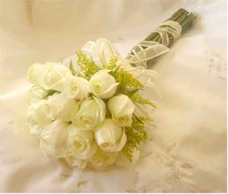 Bouquet de rosa blanca