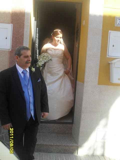 a la salida....