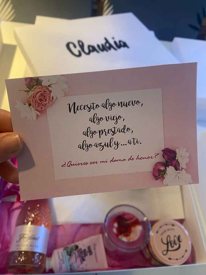 ¿Cómo pedir que sea mi dama de honor, testigo y wedding planner? - 2