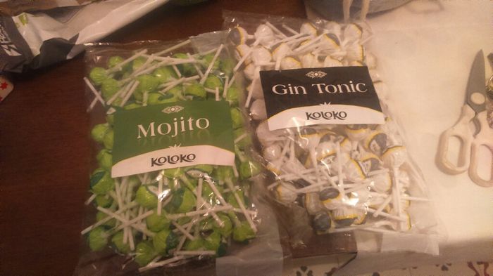 Chupachups mojito y gin tonic - 1