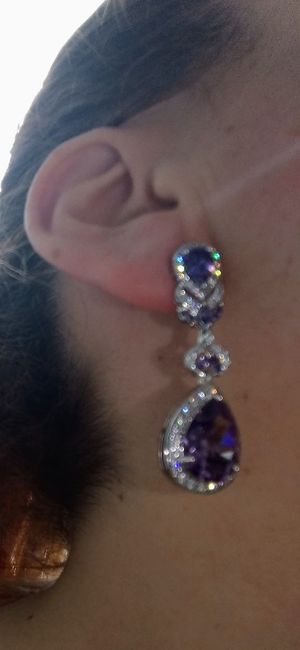 Mis pendientes púrpura 😍 - 2