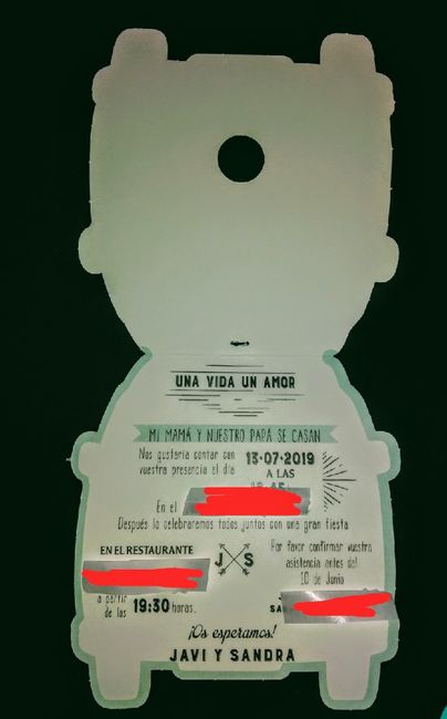 Ya tenemos las primeras invitaciones listas 😍🎉 - 2