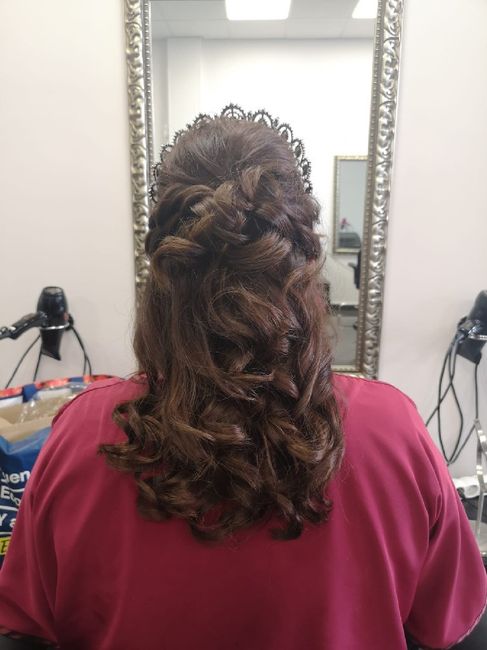 Por fin pruebas de peinado y maquillaje 👰😍 - 2