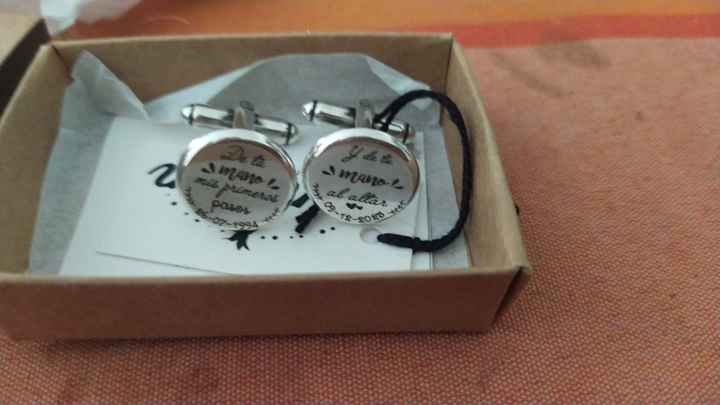Gemelos personalizados para el padrino - 1