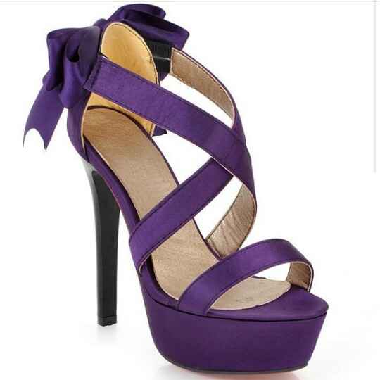 Ayuda!zapatos morados - 1