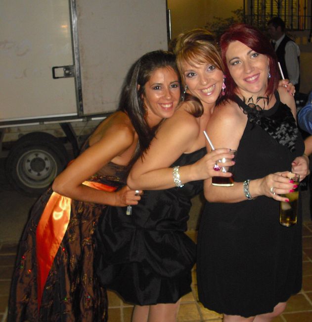 de boda con mis cuñadas!!!